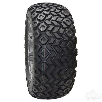 RHOX Mojave 22x10.5-12 Golf Cart Tire, 4 Ply, DOT Street Legal