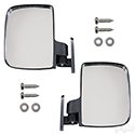 UTV Style Side Mount Side Mirrors, Set of 2