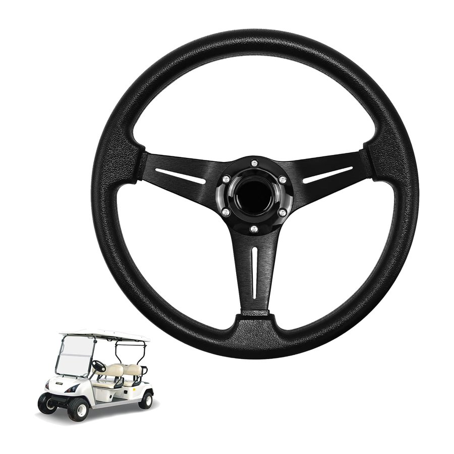 Black Steering Wheel for Aetric, Icon and Advanced EV
