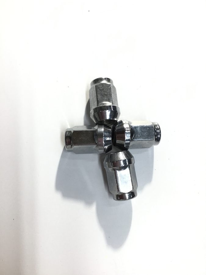 Chrome Wheel Lug Nut Kit for Golf Carts