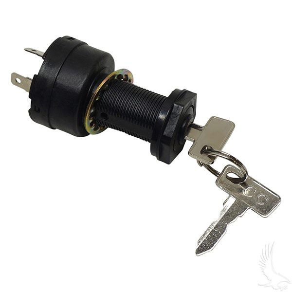 Common Key Switch for Club Car Tempo, Onward and Precedent Electric (2004 and newer)
