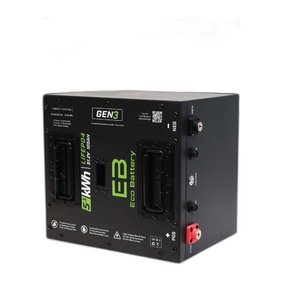 51V 105AH Gen 3 Thru-Hole Battery Bundle for Icon EV (2021 to 2023, Icon MCU)