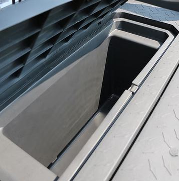 Storage Box for Rear Seats for 4 and 6 Seat Carts