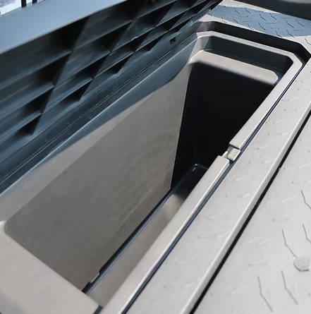 Storage Box for Rear Seats for 4 and 6 Seat Carts