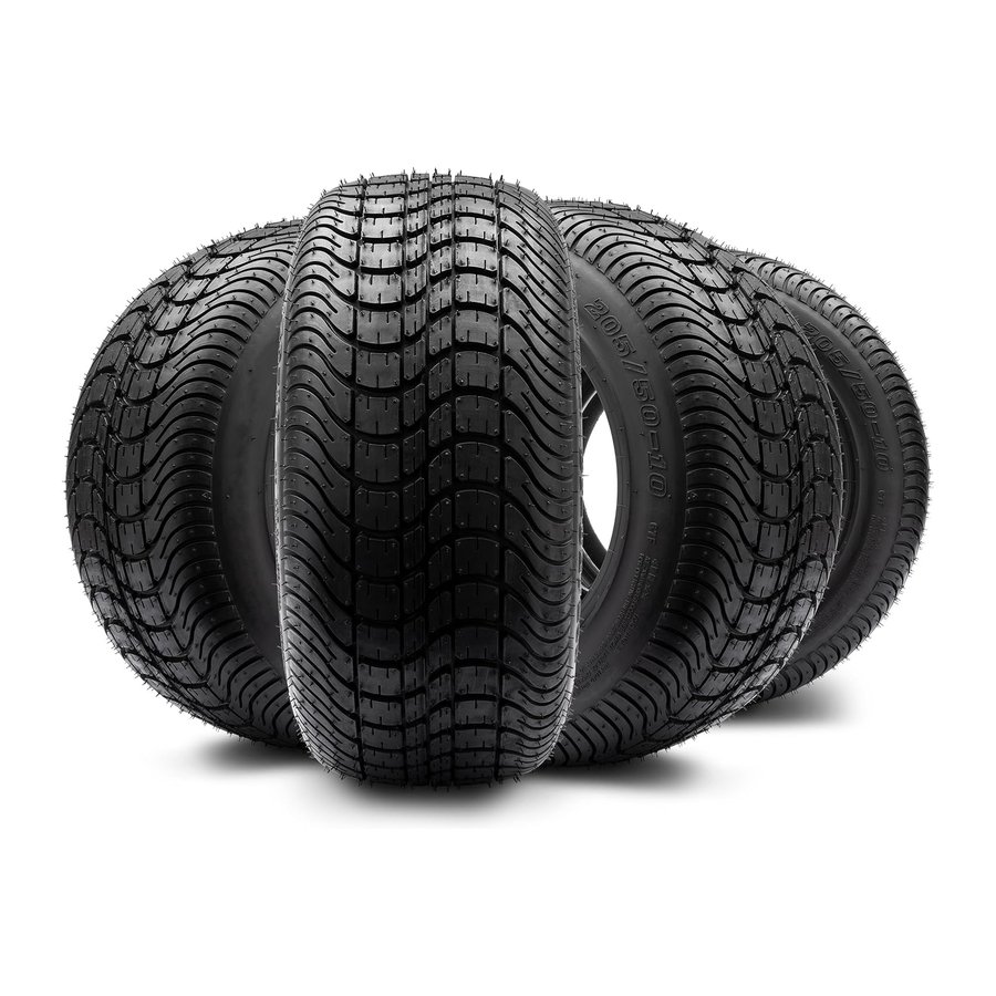 Arisun Cruze 205/30-14 Profile Golf Cart Tire, 4 Ply, DOT Street Legal