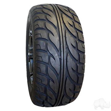 RHOX Road Hawk 22x10R12 Radial Golf Cart Tire, 4 Ply, DOT Street Legal