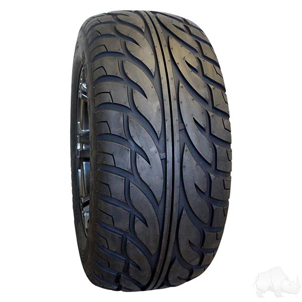 RHOX Road Hawk 22x10R12 Radial Golf Cart Tire, 4 Ply, DOT Street Legal