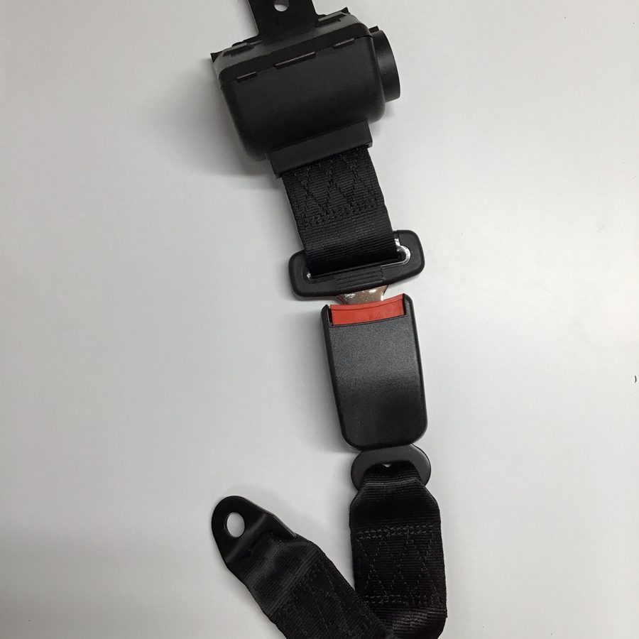 Seat Belt, Retractable 42 Inch Fully Extended, 9 Inch Sleeve