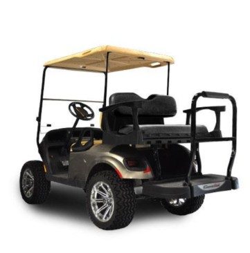 E-Z-GO TXT MadJax Genesis 250 Rear Seat with Standard Black Seat Cushions (1994.5 and newer)