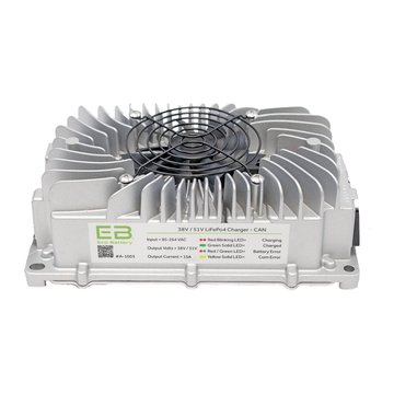 Eco 38V/51V CAN 15A Charger, Locking Quick Connect