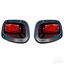 LED Taillight Set for E-Z-GO TXT Golf Carts 2014 and newer (12-48V)