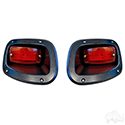 LED Taillight Set for E-Z-GO TXT Golf Carts 2014 and newer (12-48V)