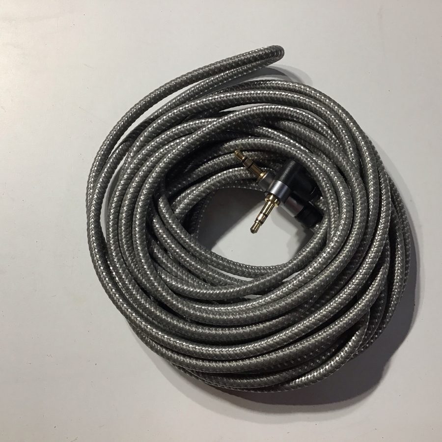 20 Foot 3.5mm Audio Cable for CarPlay in Golf Carts