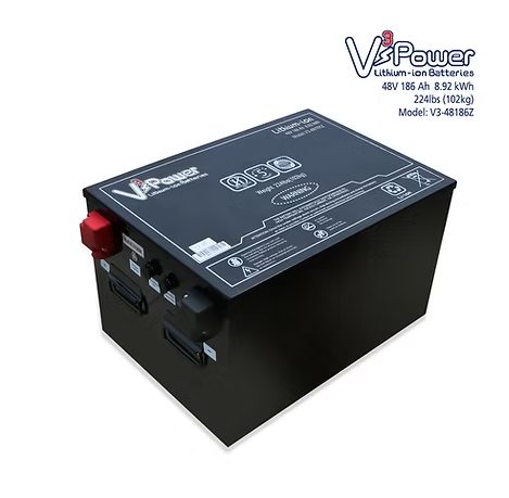 Lithium-Ion Battery 186Ah for 4 Seat Carts