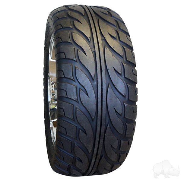RHOX Road Hawk 22x10R14 Radial Golf Cart Tire, 4 Ply, DOT Street Legal